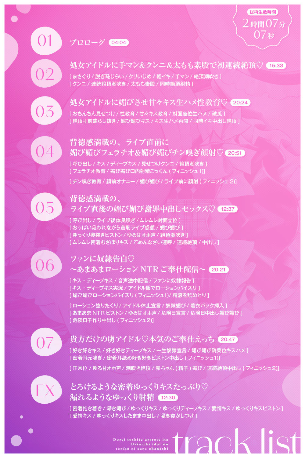 【媚び媚び性教育2】奴●として売られていた大人気アイドルを虜にするお話【キス大好き奴●】 サンプル4ページ目