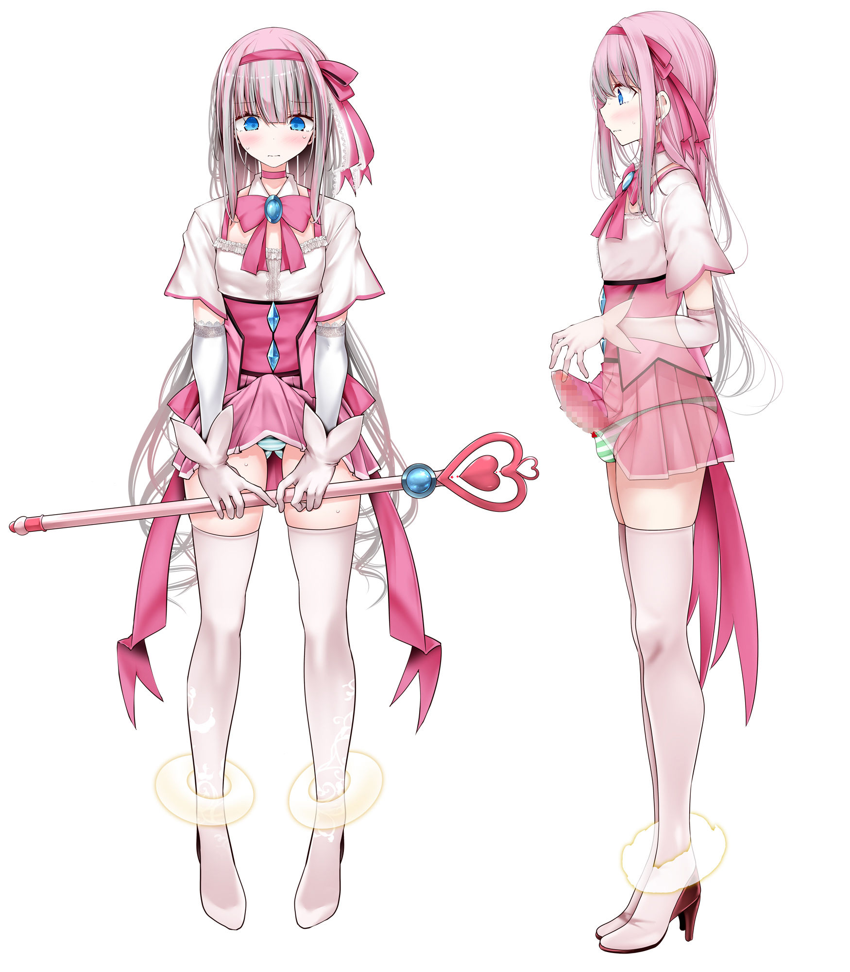 ノーハンド射精☆魔法少女 〜原罪としての叛逆、それがメスイキ〜 男女両用 サンプル1ページ目