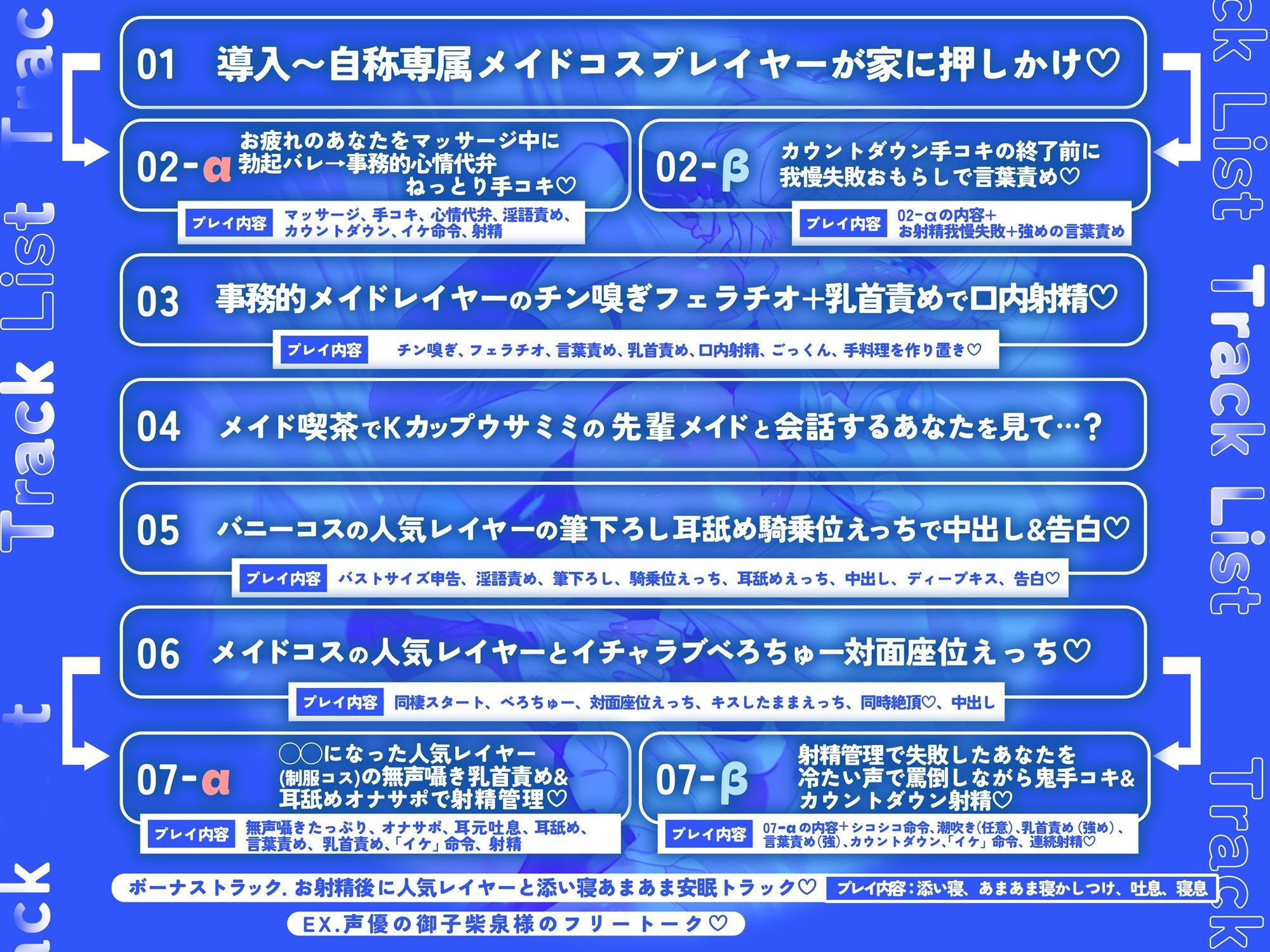 【逆転なし×敗北分岐ルート】あなたを大好きな有名コスプレイヤー兼メイドカフェの人気キャストに事務的だけど好感度MAXなオナサポや筆おろし サンプル3ページ目