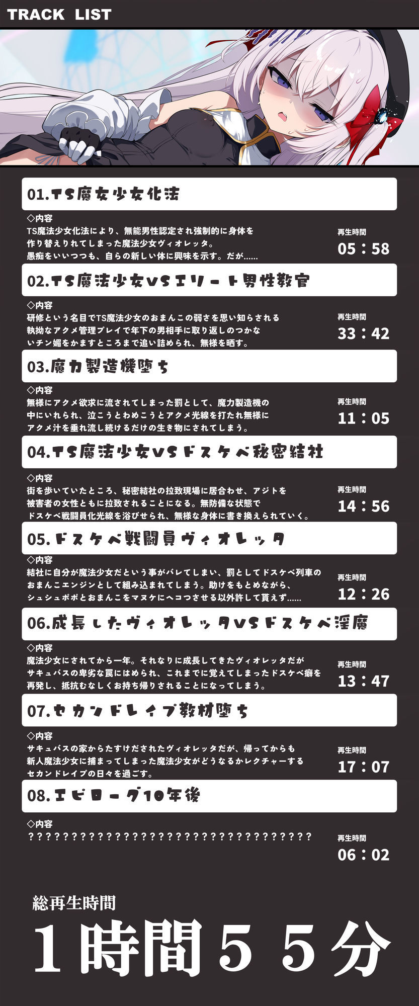 【TS/無様堕ち/連続バッドエンド】無能男性TS魔女少女化法‐ 魔女少女にされた中年オタクがクソ雑魚ドスケベ魔力製造機に堕ちるまで- サンプル7ページ目