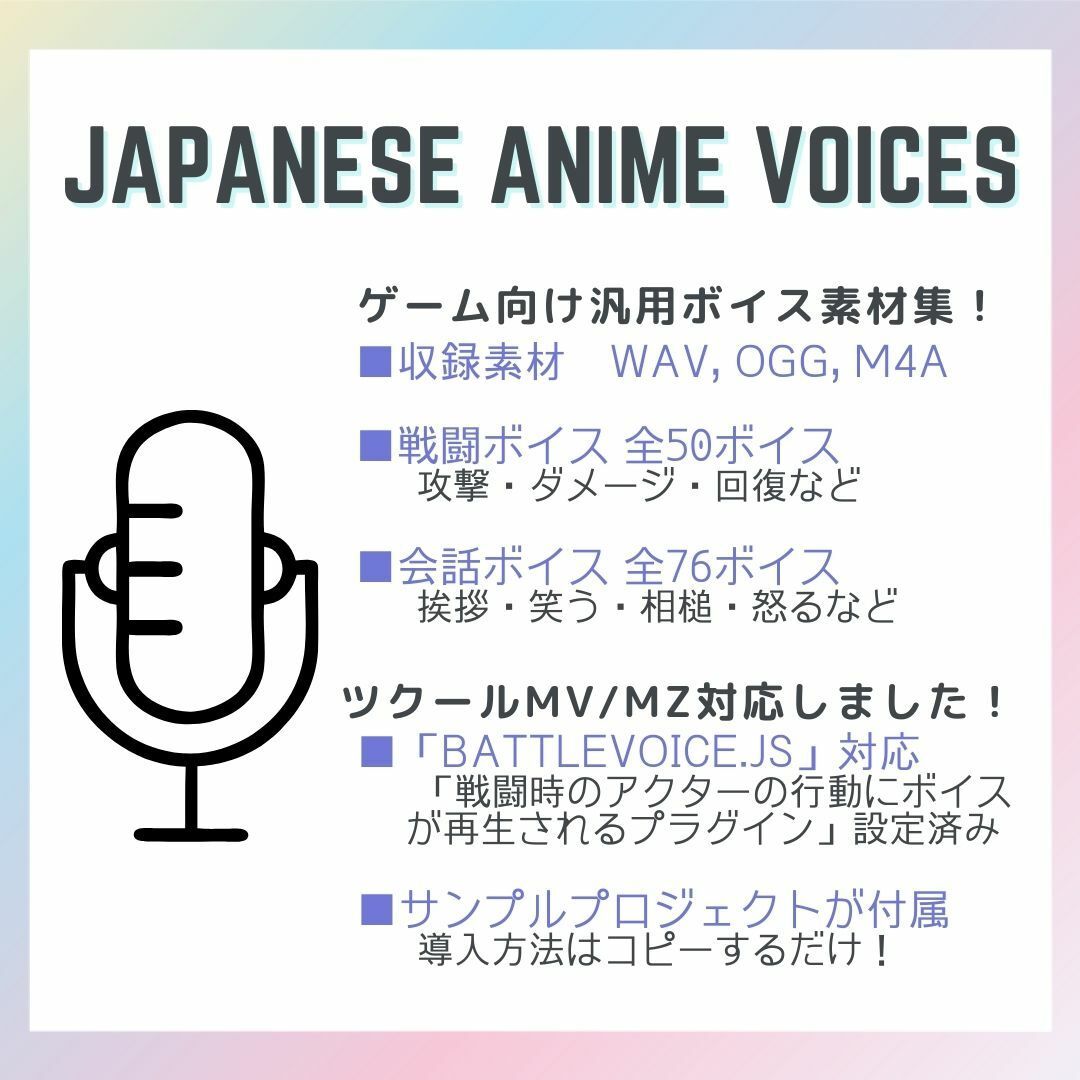 FCS31: Japanese Anime Voices サンプル1ページ目