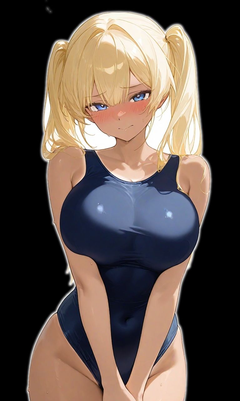 【KU100】褐色ギャルはムチぱつスク水で異世界を救うが快楽闇堕ちする【巨乳/水着/ファンタジー】 サンプル7ページ目