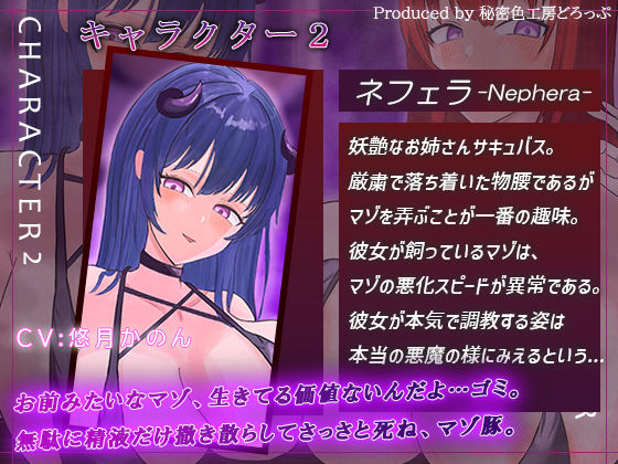 【ほぼ常時かりかり】Wサキュバスによる乳首責めとマゾ苛めノルマ式オナサポゲーム【ほぼ常時かりかりこりこりボイス×14のノルマ×マゾ】 サンプル3ページ目