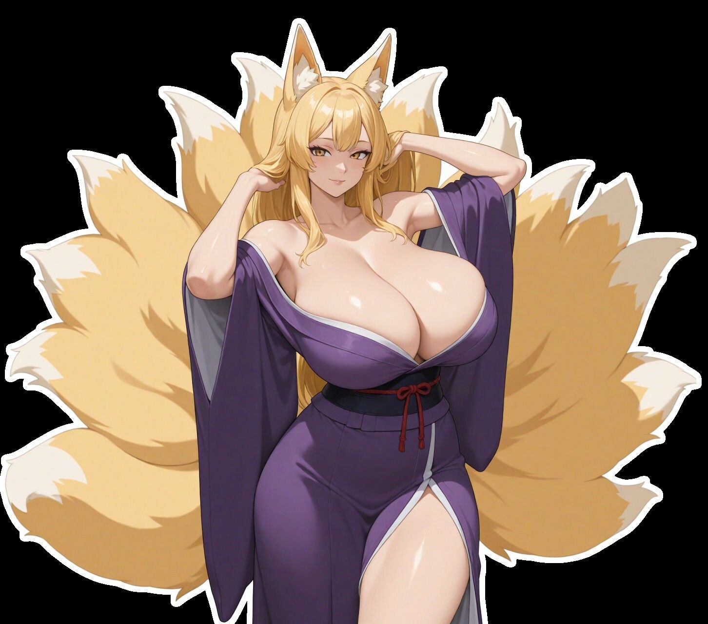【上位存在】爆乳お狐様に一方的に愛され、一生孕ませ交尾させられる話【ファンタジー/男性受け】 サンプル6ページ目