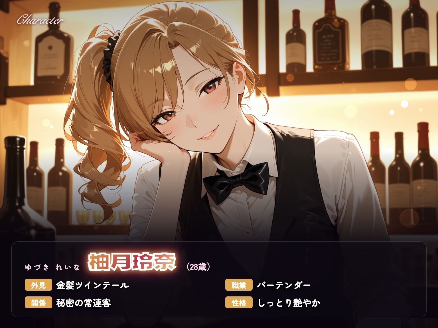 【総集編4時間】バーテンダーのお姉さんのささやきセックス（CG120枚付） サンプル1ページ目