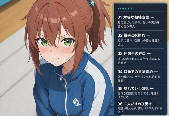 【衣擦れ×言葉責め】対等な相棒のはずが、二人だけの特訓合宿でとろとろに堕とされる話 サンプル2ページ目
