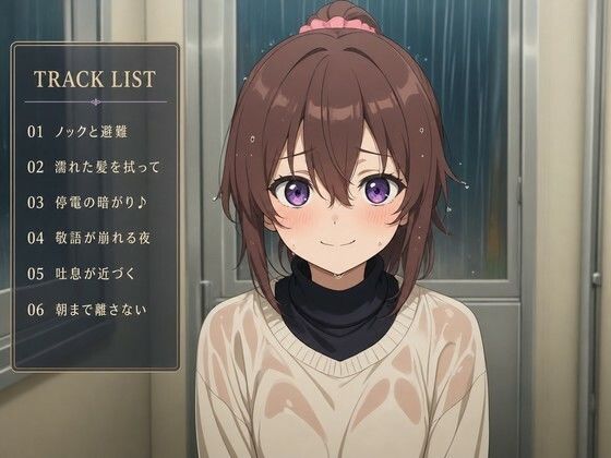 【敬語崩壊×淫語責め】台風の夜、隣人さんに一晩中搾り取られました サンプル2ページ目