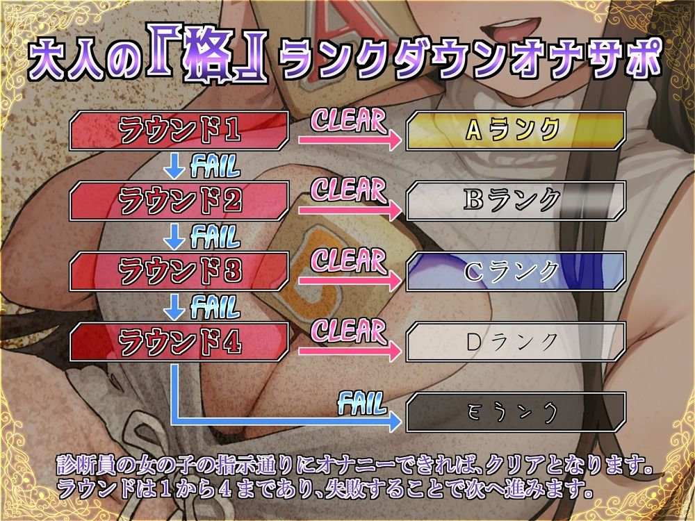 大人の『格』ランクダウンオナサポ  雑魚マゾ蟻地獄診断 サンプル7ページ目