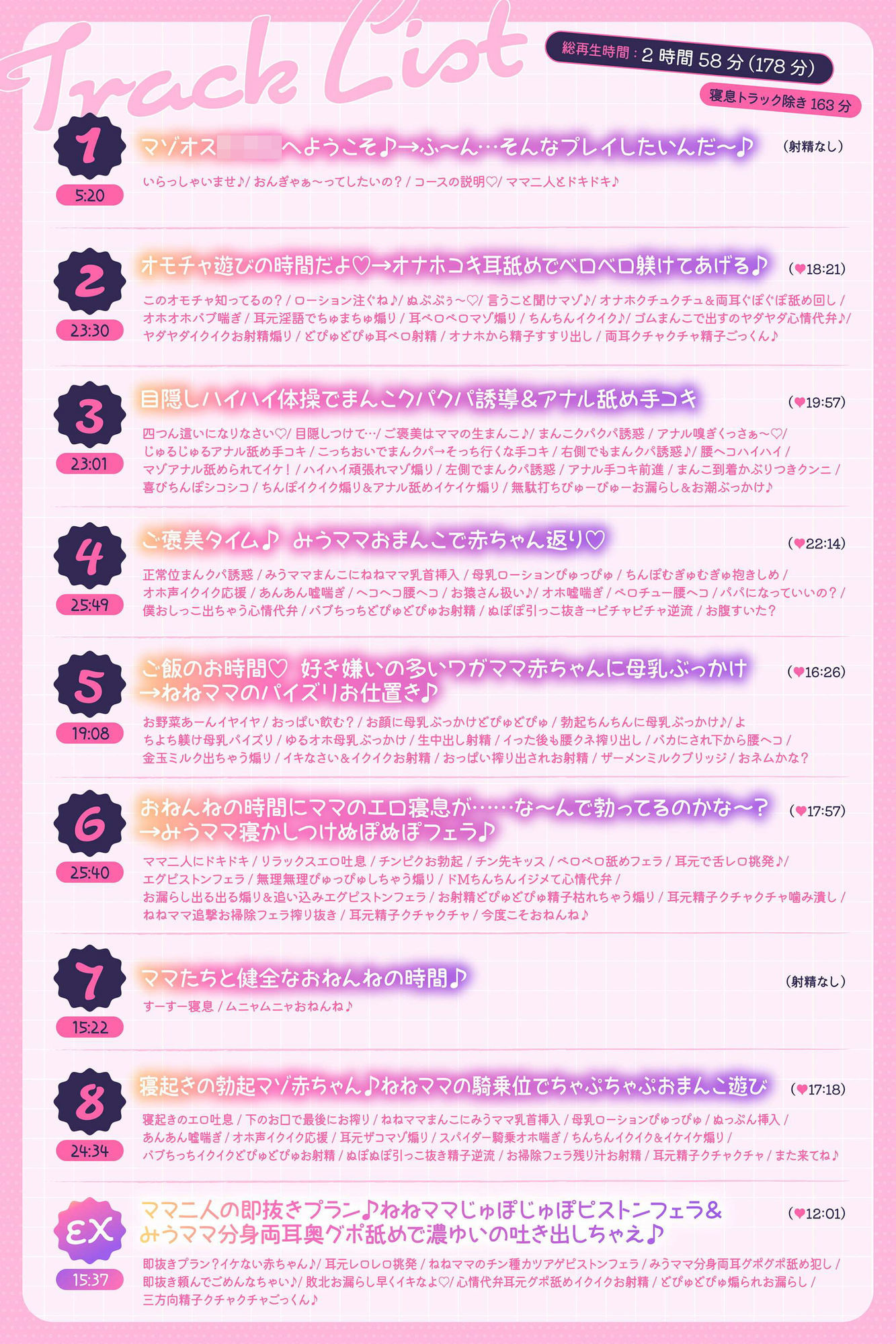【ず〜っとママ二人と3P♪】マゾオス赤ちゃんザコちんぽイジり倒し○○○♪ お漏らしぴゅ〜ぴゅ〜しましょうね〜♪【でちゅまちゅ心情代弁】 サンプル7ページ目