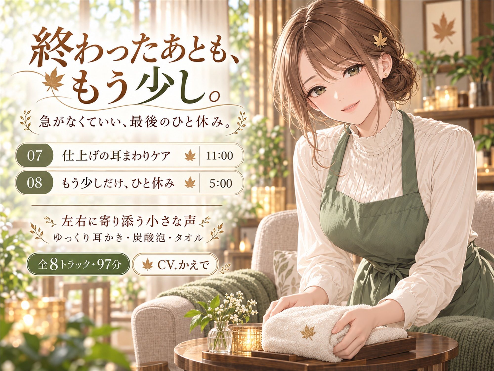 かえでの貸切サロン ― 耳かきと炭酸泡のごほうび時間 サンプル4ページ目