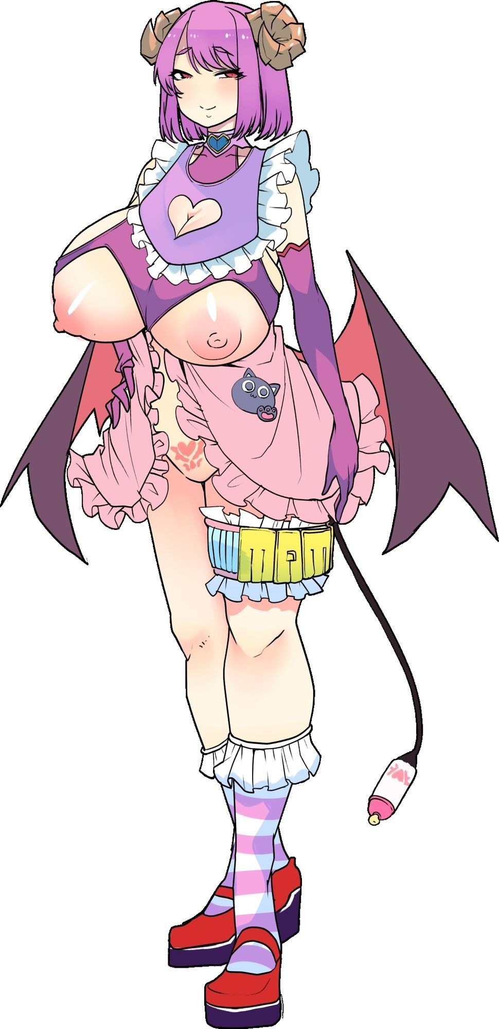 【耳舐め×赤ちゃんプレイ×ベビーカーで強●連行】サキュバスママとゆく魔王城へのうたた寝小旅行〜敗北マゾ勇者バブちゃん公開おさんぽ処刑〜 サンプル2ページ目
