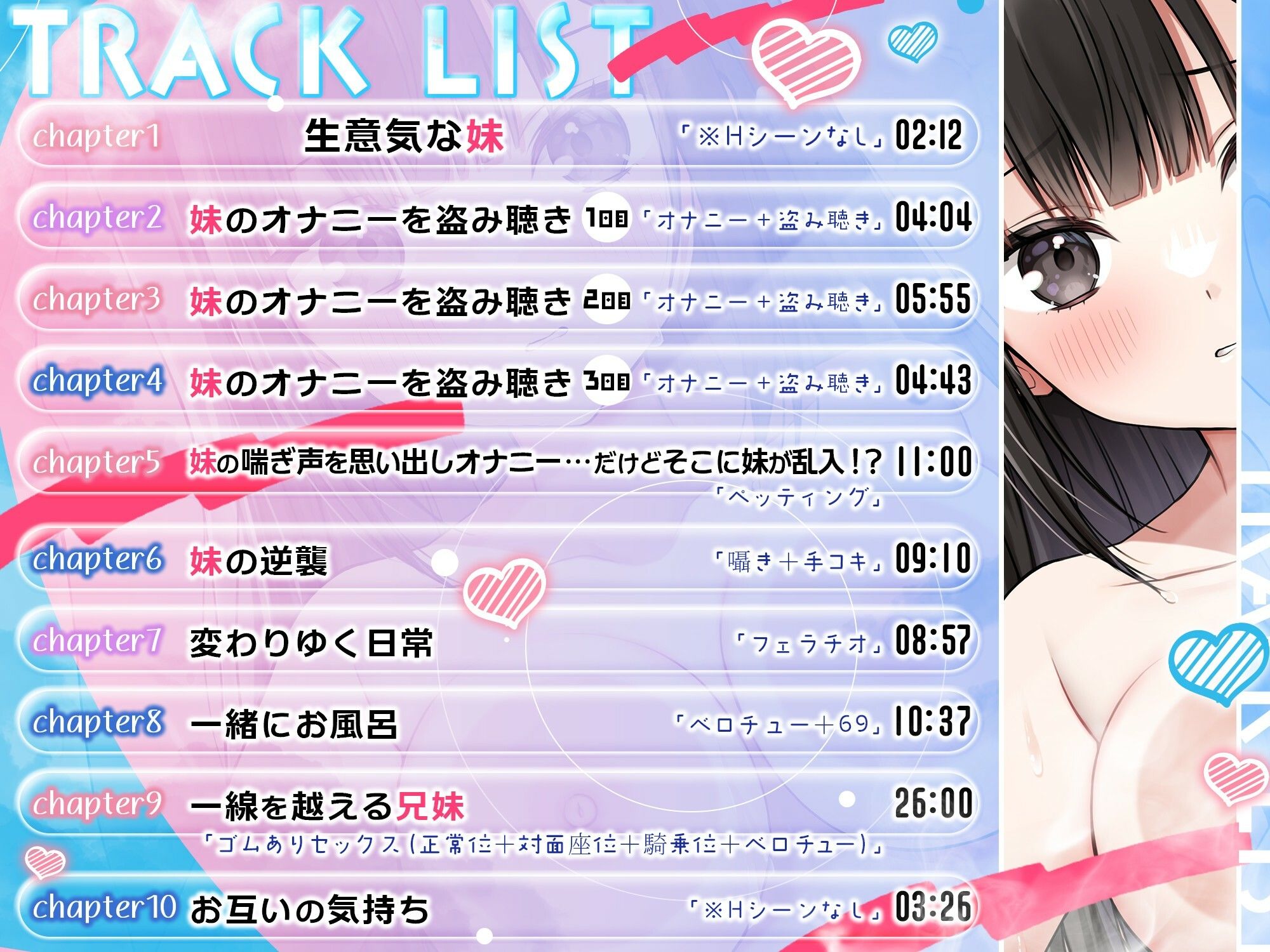 【ツンデレぷらす実妹】ツンデレ実妹と始まる秘密の関係【CV:山田じぇみ子】 サンプル3ページ目