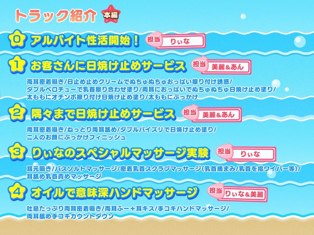【超絶舐められ尽くし】リゾート舐め活 〜ハメを外して無責任中出しし放題な美味しすぎる穴場（おまんこ）リゾートバイトっ♪〜 サンプル4ページ目