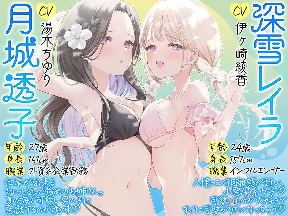 夏の海で恥ずかし〜い開発済み乳首バレ！もっと雑魚雑魚乳首に開発されちゃいました サンプル3ページ目