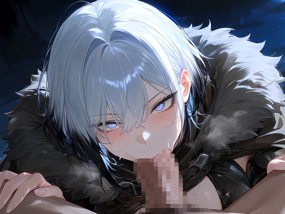 ちんぽ狩り女騎士に襲われた！【フェラ特化/女性優位/イラマチオ】 サンプル2ページ目