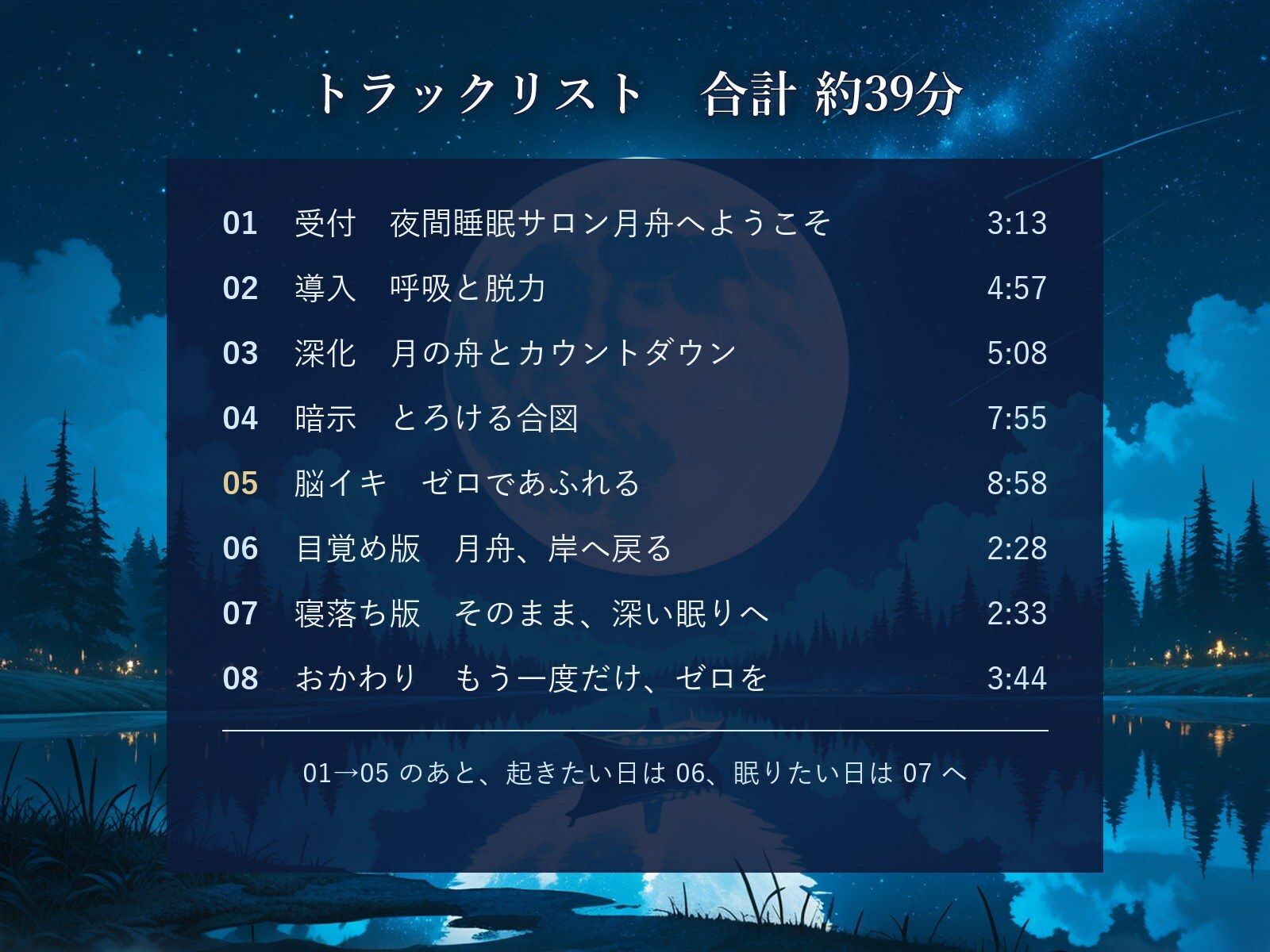 【左右交互カウント】ダウナー双子の夜間睡眠サロン「月舟」〜声だけでとろける脳イキ催●〜【目覚め版/寝落ち版】 サンプル2ページ目