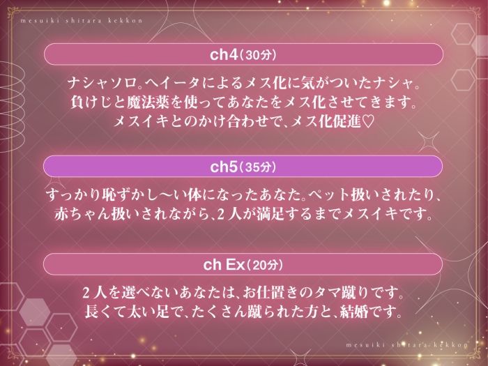 メスイキしたら、結婚（はーと） サンプル7ページ目