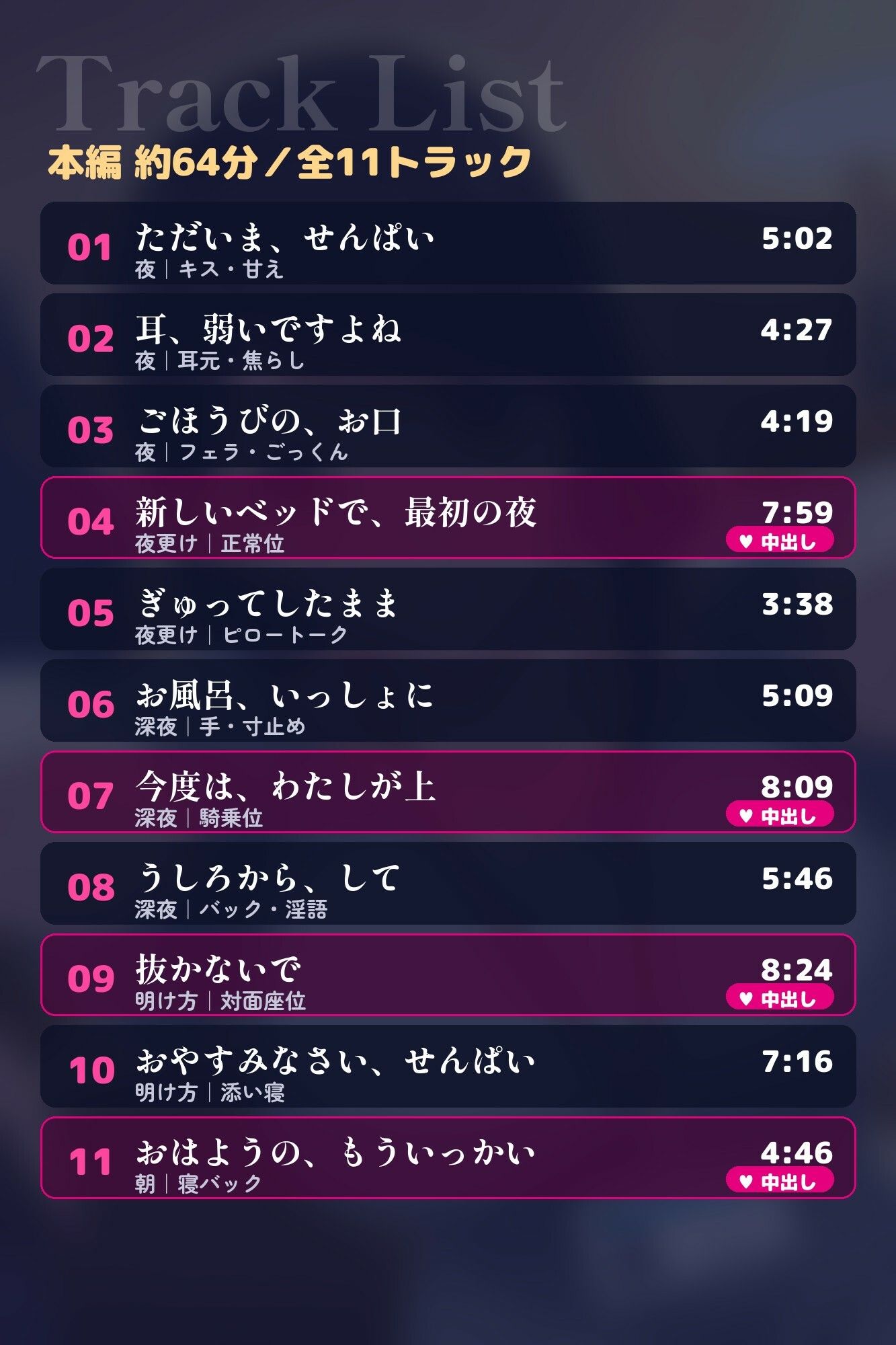 【64分・甘々中出し4回】同棲初日の夜、社会人1年目の後輩彼女が「せんぱい、今夜は寝かせてあげない」って朝まで何回もおねだりしてくる【恋人同士/ラブラブ/NTRなし】 サンプル5ページ目