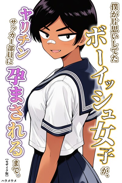 僕が片思いしてたボーイッシュ女子が、ヤリチンサッカー部員に孕まされるまで。【モザイク版】（単話）